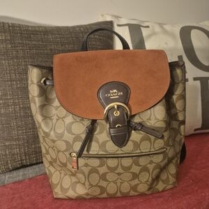Coach Kleo Signature Backpack 11"L x 12"H x 5"D